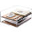 2-Pack Paper Organizer For Desk, Acrylic Stackable Letter Tray, Transparent Paper Tray