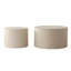 Ensemble de 2 tables basses gigognes Modern