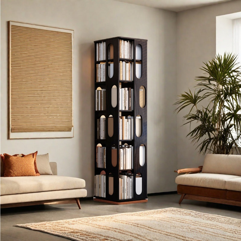 Bibliothèque américaine, (7 tablettes) H 70,87 po x l 17,32 po x P 17,32 po