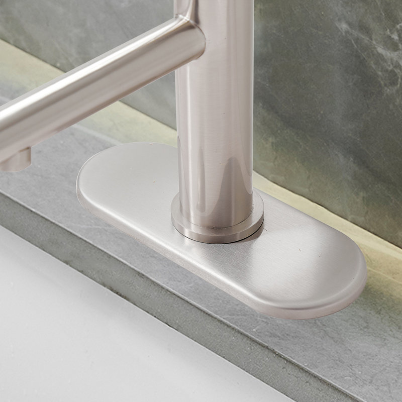 WIZ Single-Handle Single Hole Low-Arc Bathroom Faucet, 30 cm H x 20 cm W