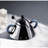 Alessi Michael Graves Design Series Stainless Steel Sugar Bowl with Spoon, Black-7099919