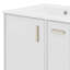 Meuble-lavabo 24 po avec lavabo en céramique, armoire de rangement avec tablette de rangement et tiroirs coulissants multifonctionnels à deux niveaux-2057159613