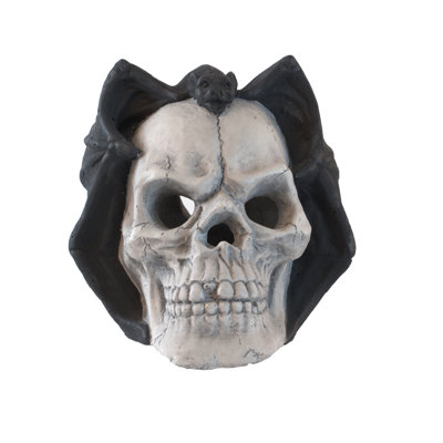 Patent Pending Fire Pit Demon Skull Gas Log – Heat-resistant Metal (3000°f) For Ventless/vent-free, Propane/gel/ethanol/electric Fireplaces & Outdoor Fire Pits, Spooky Halloween Decor