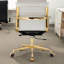 Chaise de bureau en cuir Lonty-310102838-310102825