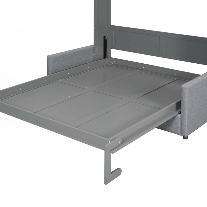 Lit escamotable avec canapé Murphy, Grand, Gris