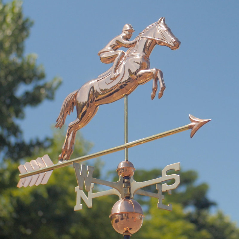 Girouette de cheval et de conducteur