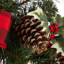 24" Lighted PVC and PE Blend Wreath