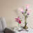 23.5"H Hand Blown Glass 3 Calla Lily Uplight Accent Lamp-1706582669