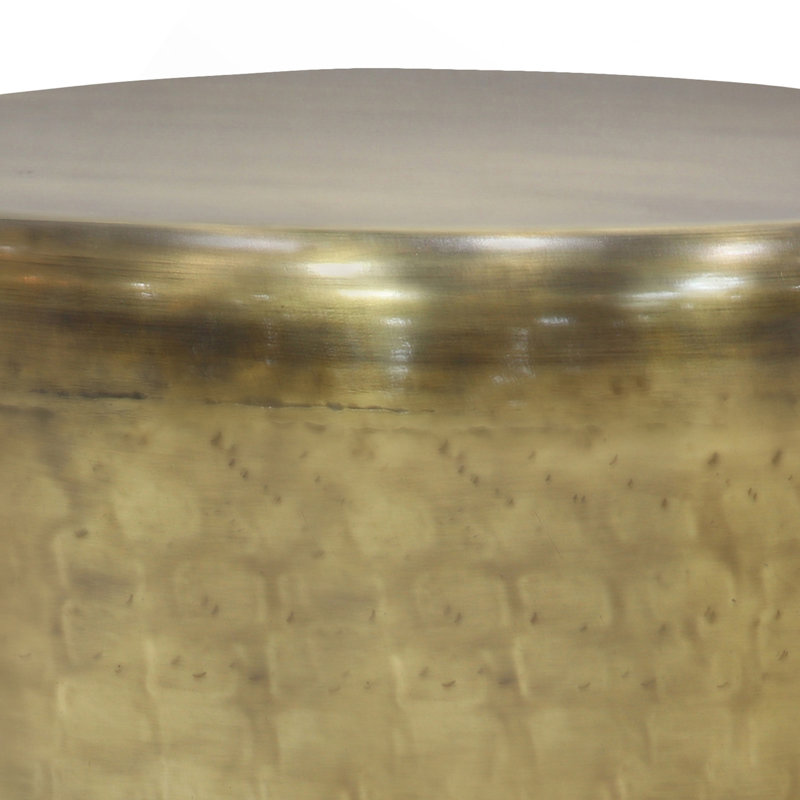 Table d'appoint en métal, Gold