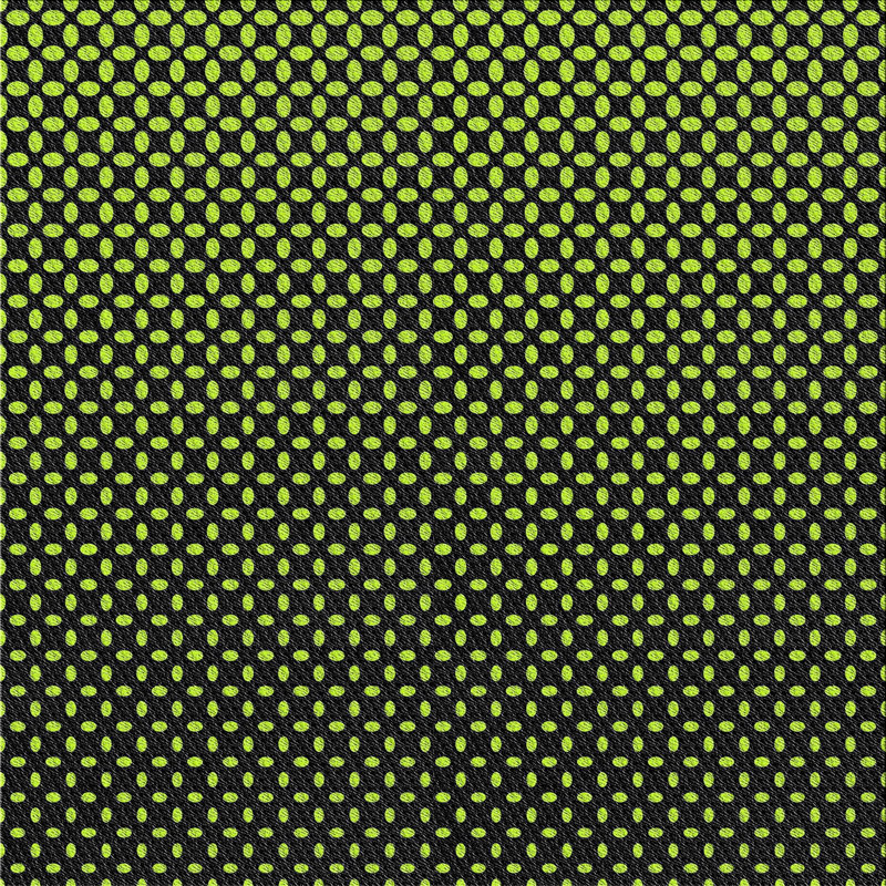 Tapis vert / noir à motif géométrique Vauxhall, Carré 3 pi