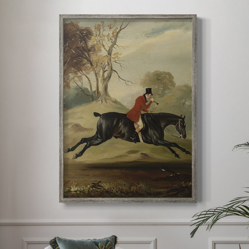 «Vintage Animal Print», reproduction encadrée LXII - bois massif, H 15 po x l 12 po
