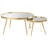 Kaelyn 3-Piece Mirror-Top Table Set with Nesting Coffee Tables and End Table, Gold-1606480249