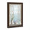 Art mural antique sur toile encadré doré pour le salon, la chambre à coucher, le bureau ou le vestibule - Décoration murale décorative avec vue sur la fenêtre