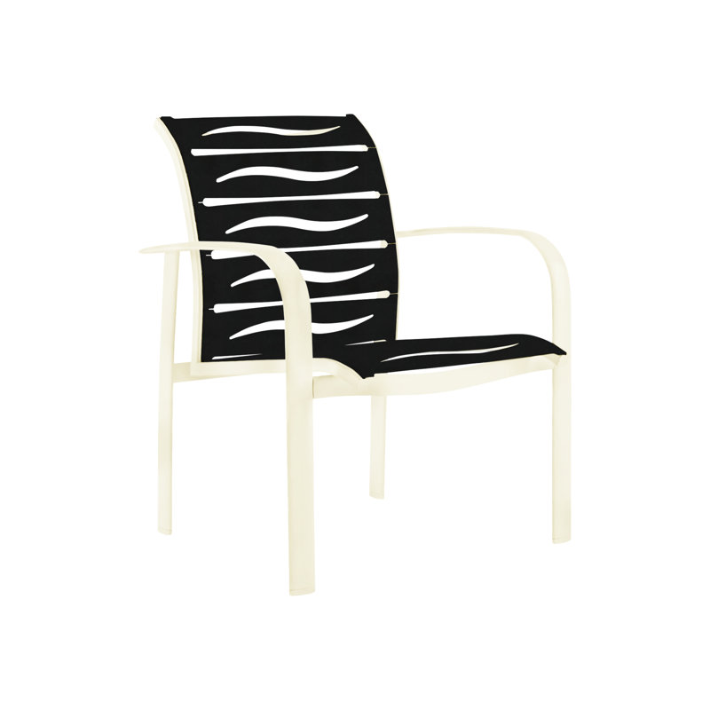 Fauteuil de patio Laguna Beach EZ Span ™ Laguna, Neige, Obsidienne