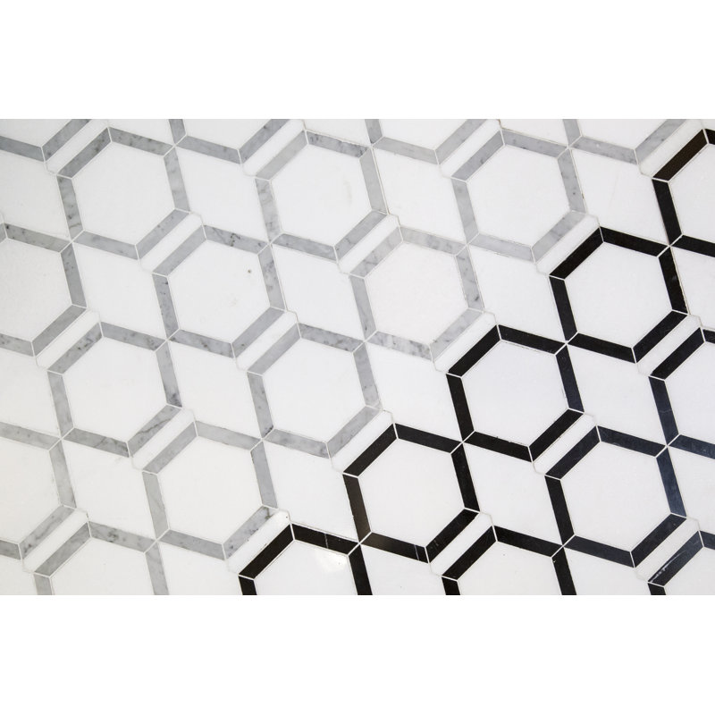 Random Sized Marble Novelty Mosaic Wall & Floor Tile