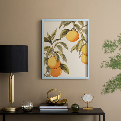 Reproduction florale vintage encadrée XXVII - bois massif