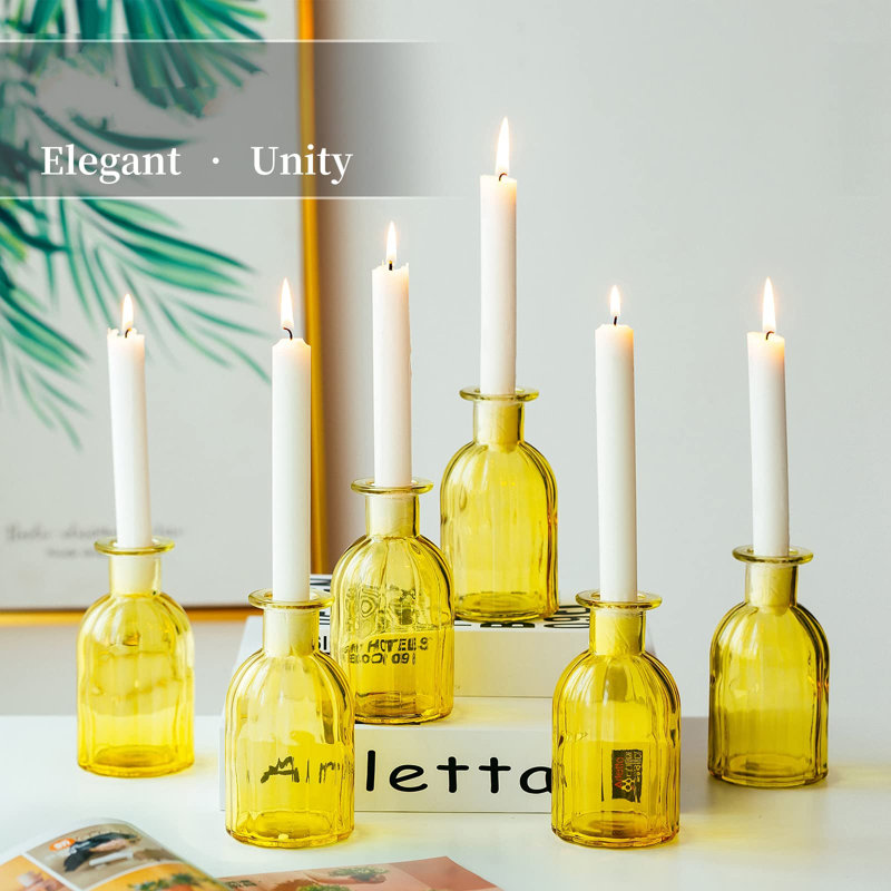 Chasady Glass Table Vase, Yellow