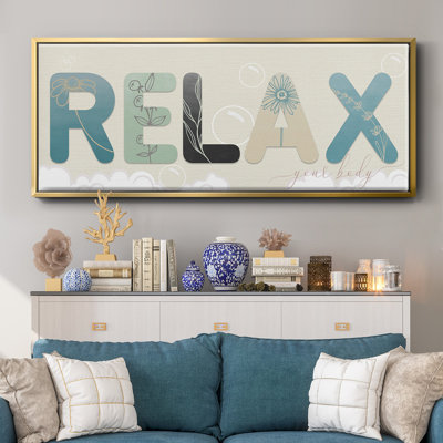 Relax Your Body - toile encadrée