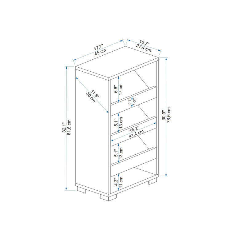 Shoe Rack 12 Pair Leslie, White