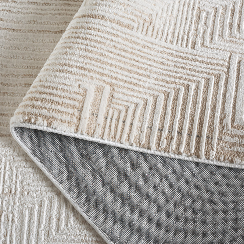 Jennalee Performance Abstract Rug, Rectangle 5'3" x 7'6"