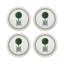 Timothy Corrigan Parterre Topiary Vegan Leather Round Coasters