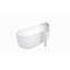 Baignoire de trempage autoportante en acrylique 60 po x 30 po Juliette-1442733233-1442733941
