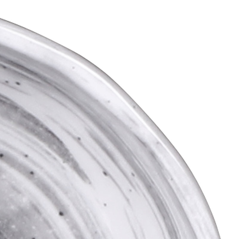 Van Gogh 14 oz. Round Melamine Dining Bowl, Black