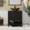 Ensemble de meuble-lavabo simple 30 po avec lavabo vasque, robinet et drain Sharee, assemblage requis