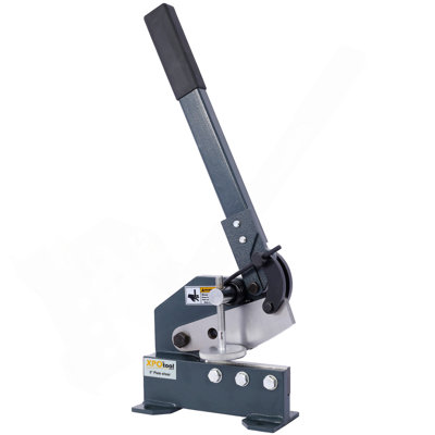 Industrial 6-Inch Sheet Metal Plate Shear, Solid Construction Mounting Type Metal Shear, High Precision Manual Hand Plate Shear
