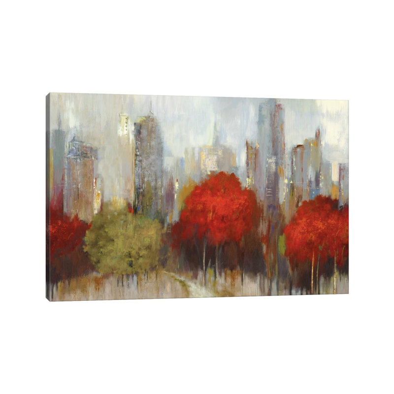 Downtown I 1 Piece Painting on Canvas, 66.04 cm H x 45.72 cm W x 1.91 cm D, Wrapped Canvas