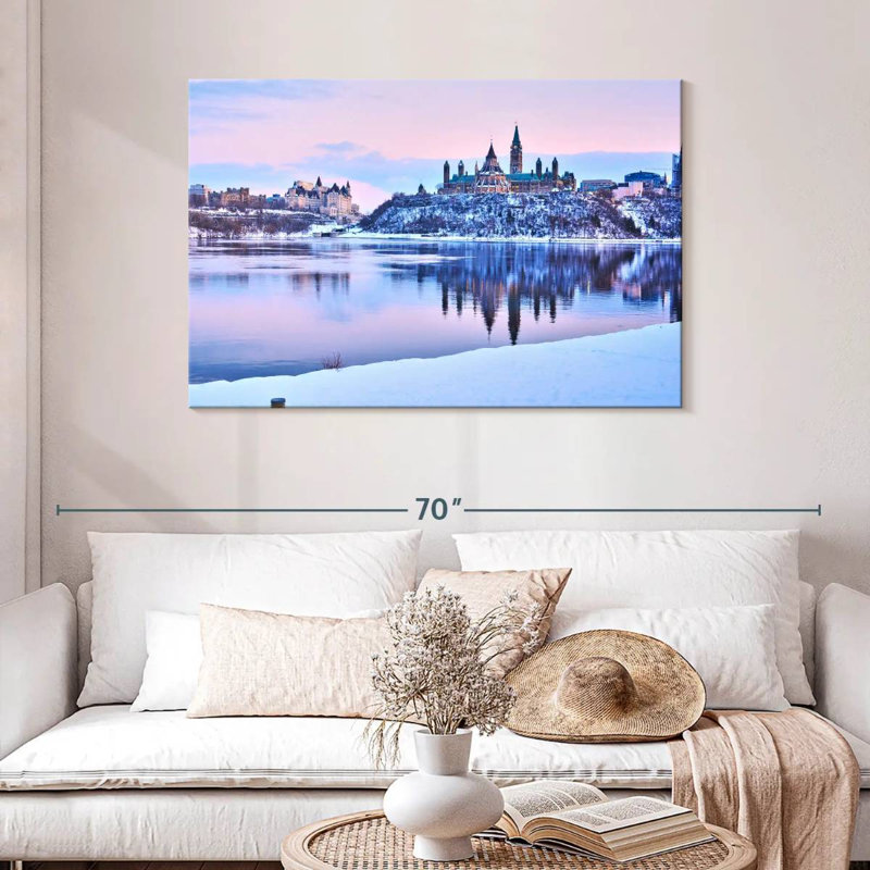 Nicci Ottawa en hiver, H 30 po x l 45 po