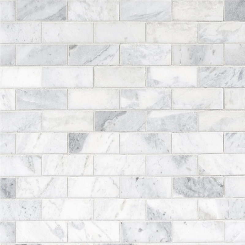 Carreau de mosaïque en marbre 1 po x 1 po
