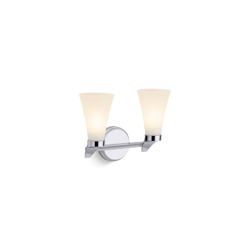Simplice Two-Light Sconce, Polished Chrome