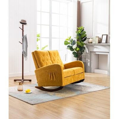 Youenn 46.46 " Slipcovered Sleeper Sofa