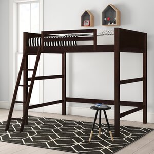 Salome Full Platform Loft Bed Espresso 