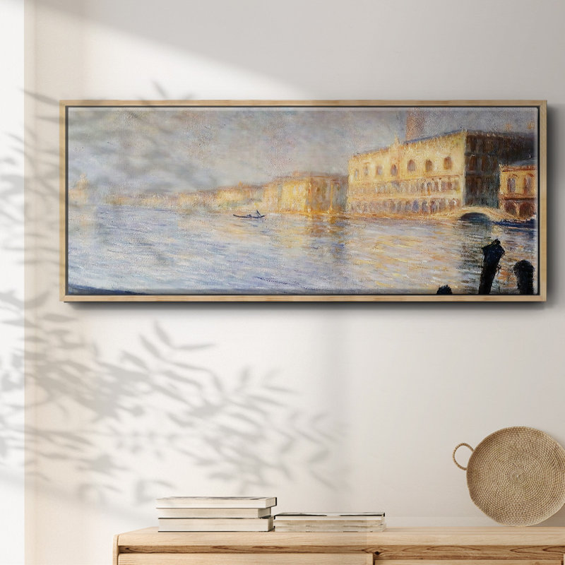 The Doges' Palace, 1908- Framed Canvas, 20" H x 50" W