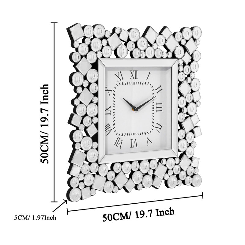Horloge murale 19,7 po