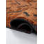 Rapture Abstract Area Rug in Orange-1496989503