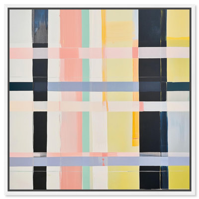Urban Plaid I Abstract Decor Canvas Print by Art Remedy