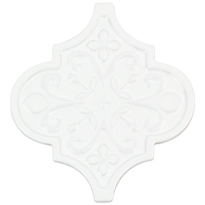 Roma Florid Lantern Ceramic Singular Decorative Wall Tile (4.84 SQ. FT. / Case)