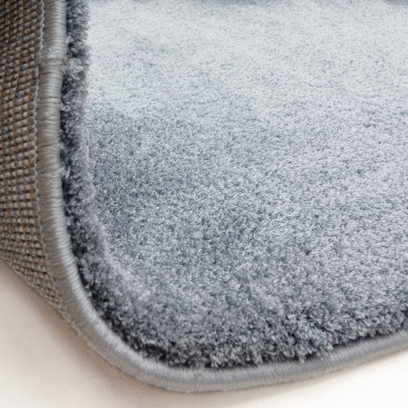 Symaya Cosy Shaggy Sky Blue Area Rug, Rectangle 80 x 150 cm