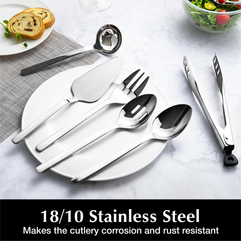 Heavy Duty Stainless Steel 5-Piece Serving Utensil Set
