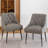 Dining Chairs (Set of 4) Mid Century Modern Kitchen Chair Comfortable Upholstered Faux Leather Dinner Chairs for Kitchen Dining Room-738935659