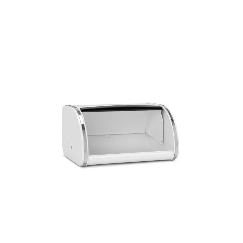 Brabantia Medium Roll Top Bread Box, White
