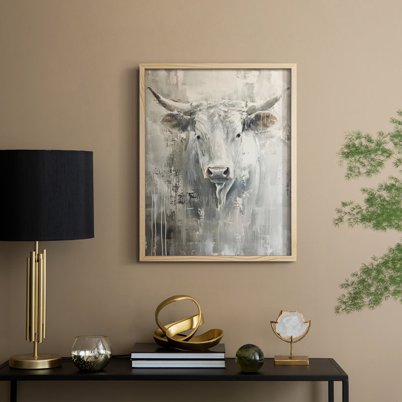 ANIMALS Series Cxxvi, reproduction encadrée - bois massif, H 30 po x l 24 po