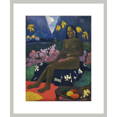 «Te aa no areois (The Seed of the Areoi)» par Paul Gauguin - estampe numérique encadrée
