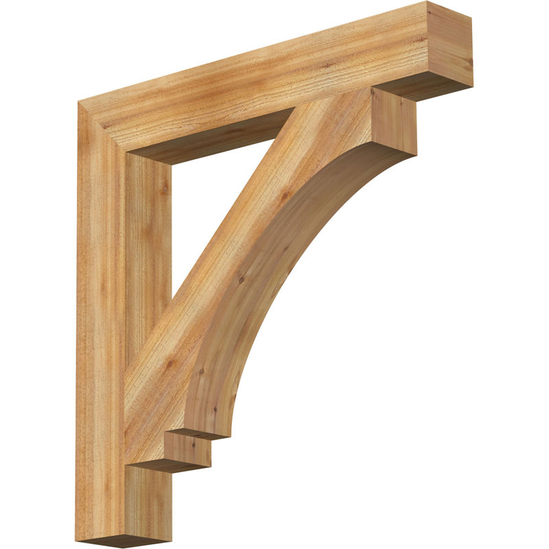 Support de sciage brut 6 po x l 6 po x P 40 po x H 40 po Imperial Red Cedar, Cèdre rouge, H 40 po x l 6 po x P 40 po