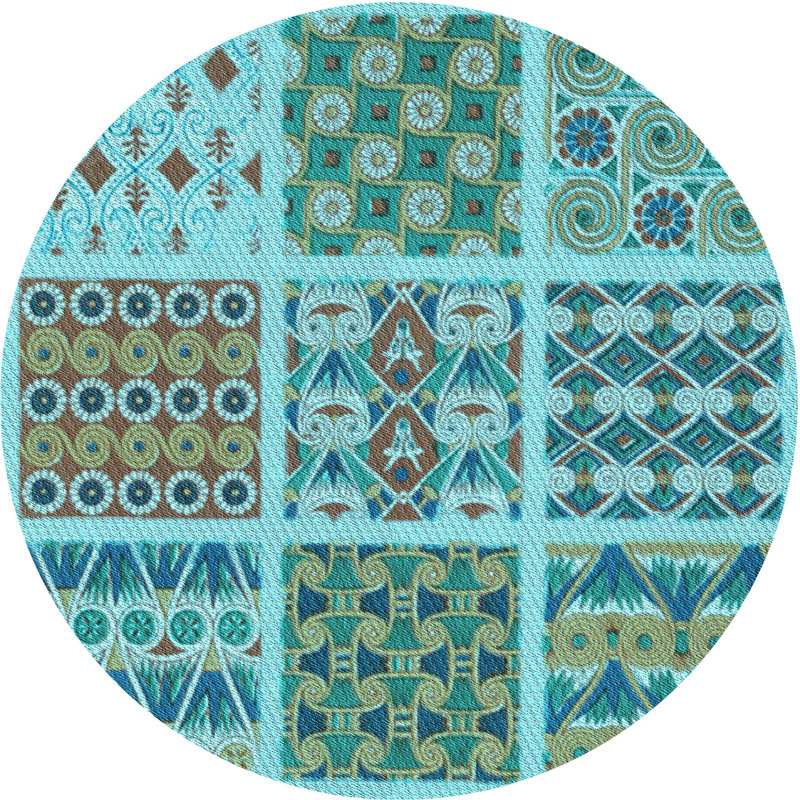 Indoor Rug, Round 8'