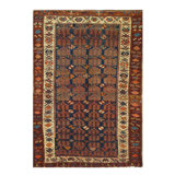 Canvello Navy Silkroad Antique Northwest Rugs - 4'4'' X 6'5''