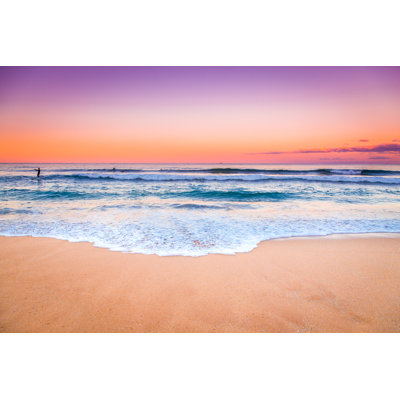 Sunset Seascape View - Wrapped Canvas Print